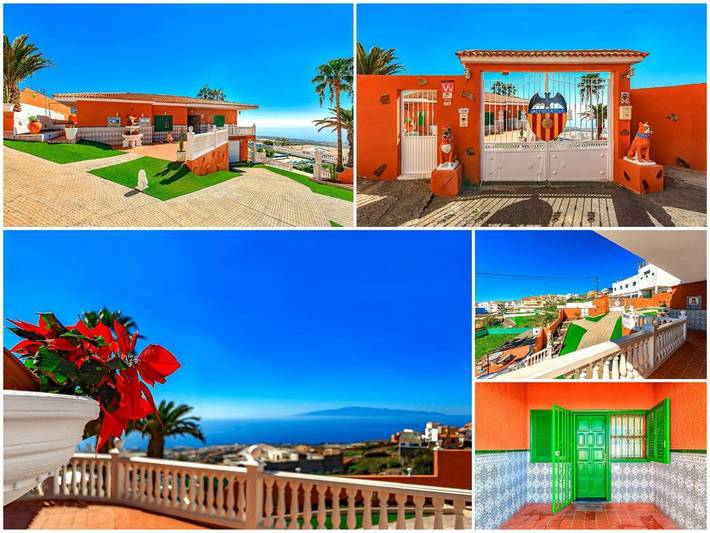 Location de vacances pour 10 personnes, avec jardin ainsi que vue et piscine dans Los Menores - 2