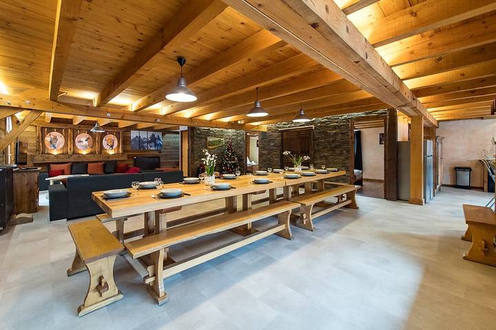 Chalet pour 15 personnes, avec terrasse, adapté aux familles à Saint-Sorlin-d'Arves - 3