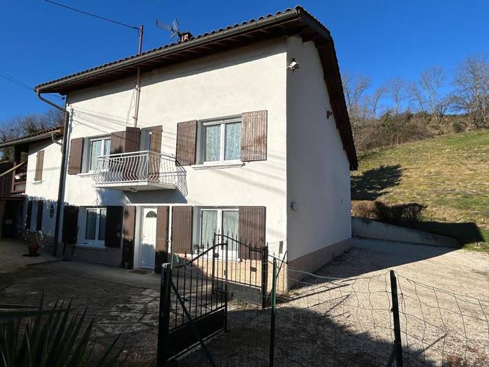 Maison de campagne pour 5 personnes, avec Balcon et Terrasse ainsi que Jardin et Vue à Moirans