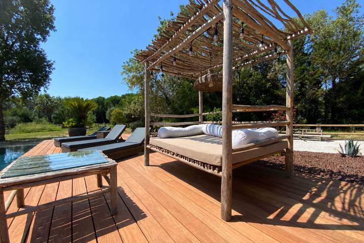 Le Jardin des Cambrettes – Villa, Pool & Tennis in Lattes, Mittelmeerküste (Frankreich)