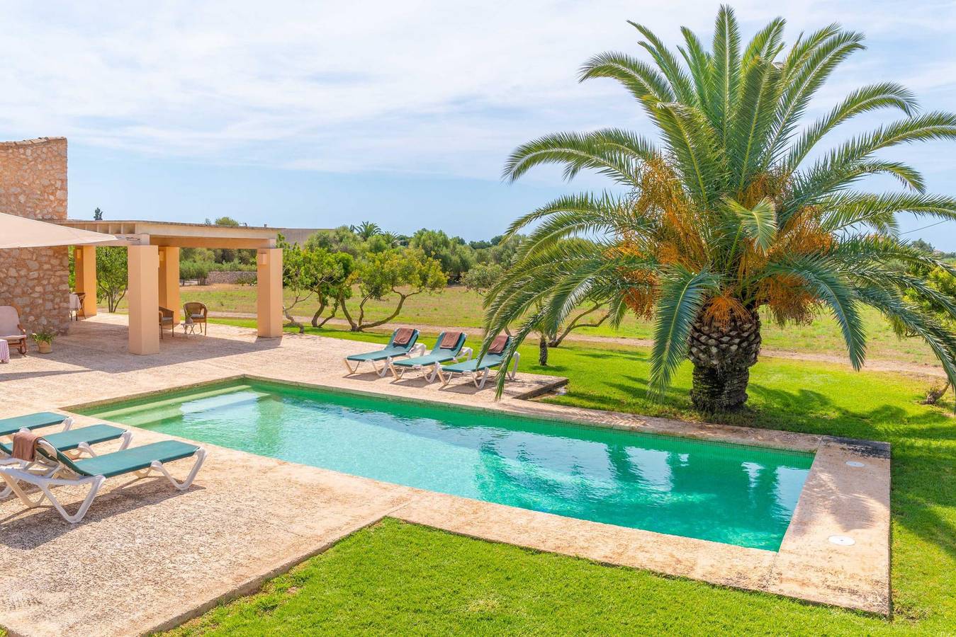 Son Floriana - Beautiful villa with private pool and free Wifi in Cala Millor in Son Servera, East Majorca