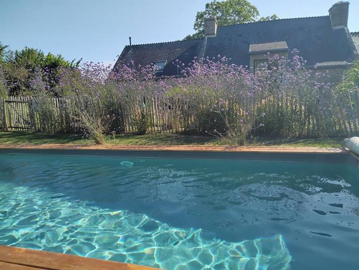 Maison d’hôte pour 2 personnes, avec vue ainsi que piscine et jardin à Caden