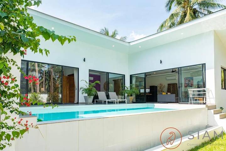 Villa für 6 Personen, mit Ausblick und Garten sowie Pool auf Koh Samui