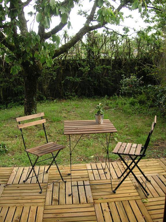 Appartement de vacances pour 2 personnes, avec jardin et terrasse en Indre-et-Loire