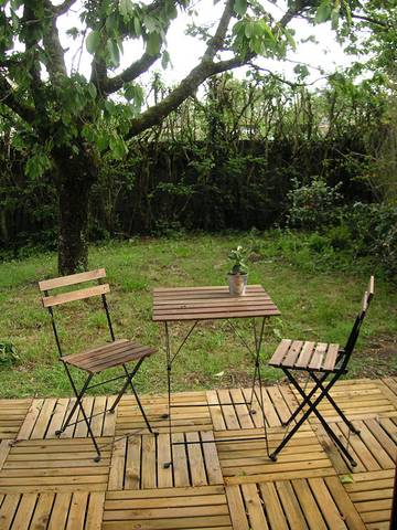 Appartement de vacances pour 2 personnes, avec terrasse et jardin en Indre-et-Loire
