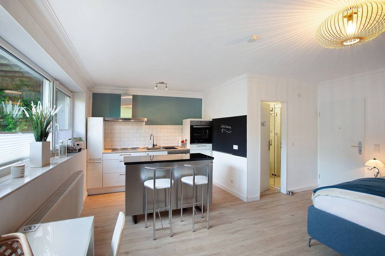 Studio entier, Studio "Un lit dans un champ de blé en souterrain" avec jardin de devant & Wi-Fi in Welver, Arrondissement de Soest