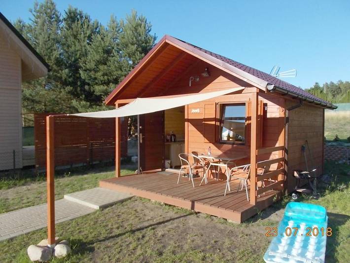Domek letniskowy dla 4 osób, z ogród i widok w Wyspa Wolin