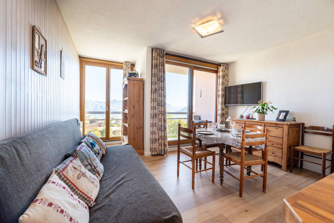 Ganze Wohnung, Ferienwohnung für 5 Personen mit Balkon in La Toussuire, Fontcouverte-la-Toussuire