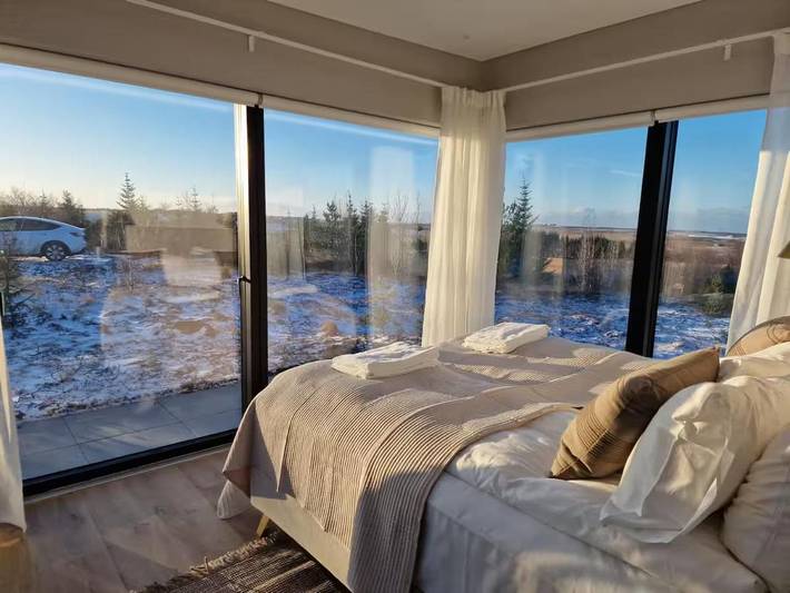 Gîte pour 4 personnes, avec terrasse ainsi que vue et sauna à Mosfellsbær - 3