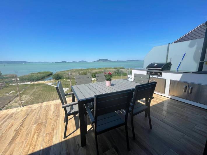 Ferienwohnung für 5 Personen, mit Balkon und Terrasse sowie Garten und Seeblick in Balatonfenyves - 3