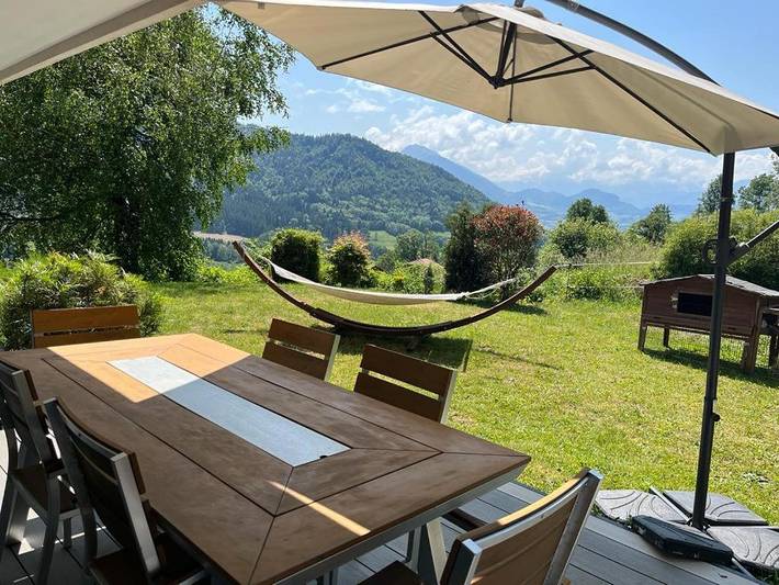 Maison de vacances pour 11 personnes, avec Terrasse ainsi que Jardin et Vue