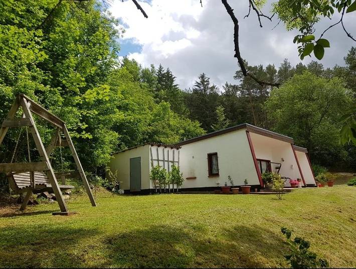 Ferienhaus für 5 Personen, mit Balkon und Terrasse sowie Garten und Ausblick