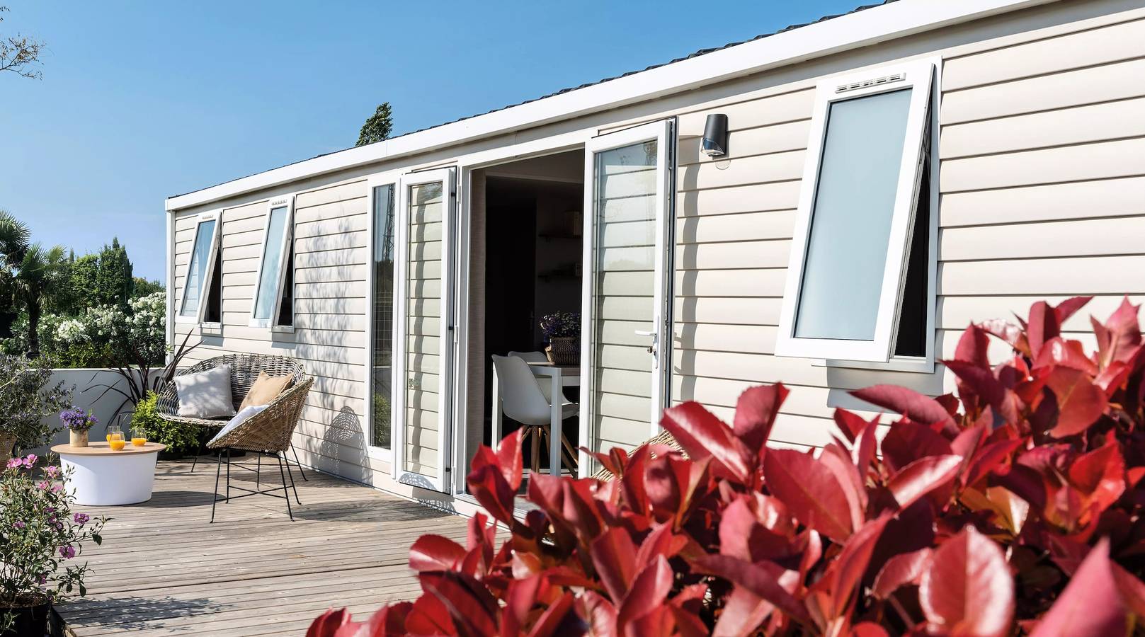 Mobile Home confortable avec WiFi, piscine, terrain de jeux et randonnée ! in Hosingen, Parc Hosingen