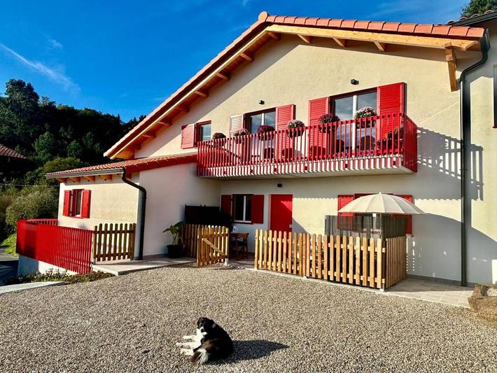Appartement de vacances pour 2 personnes, avec jardin et vue