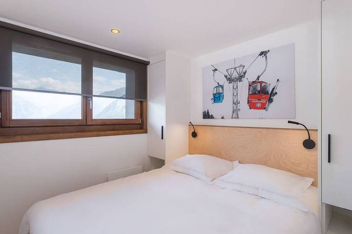 Ganze Wohnung, Helle Wohnung im Zentrum, nah an Pisten, für 4, Wlan in Saint-Bon-Tarentaise, Vanoise-Massiv