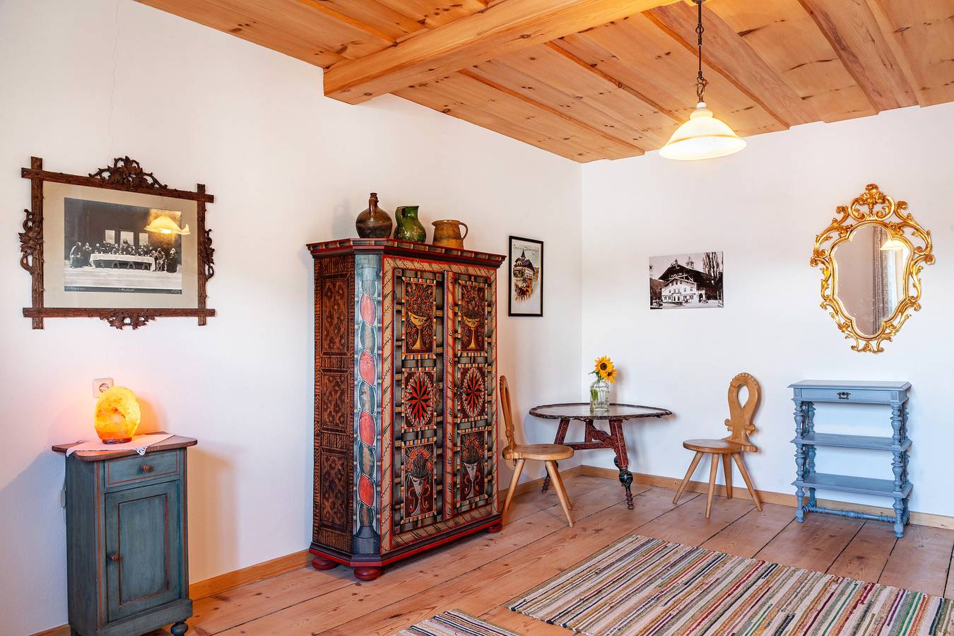 Chambre d'hôtes 'Gästezimmer "Beim Posthalter" avec vue sur la montagne et Wi-Fi in Oberammergau, Alpes bavaroises
