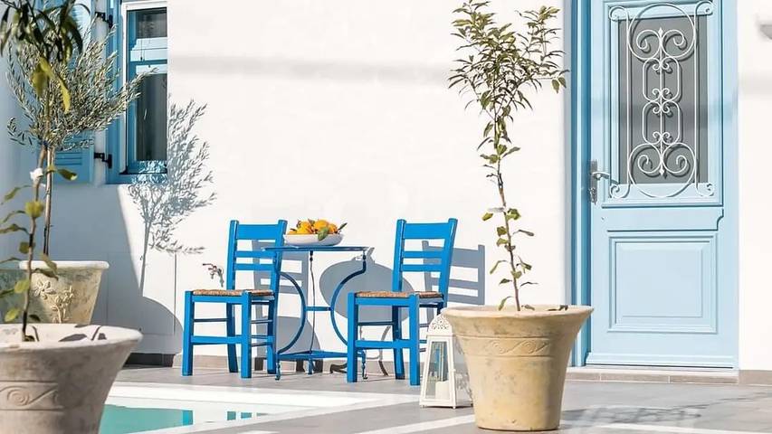 Ferienhaus für 8 Personen, mit Terrasse und Pool in Koskinou - 2
