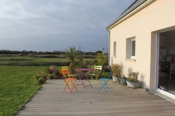 Maison de vacances pour 10 personnes, avec terrasse et jardin