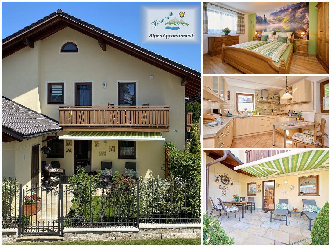 Entire holiday apartment, Alpenappartement Traumzeit - Modernes Alpenappartement Traumzeit, 83 qm, mit überdachter Terrasse in Bernau am Chiemsee, Chiemsee