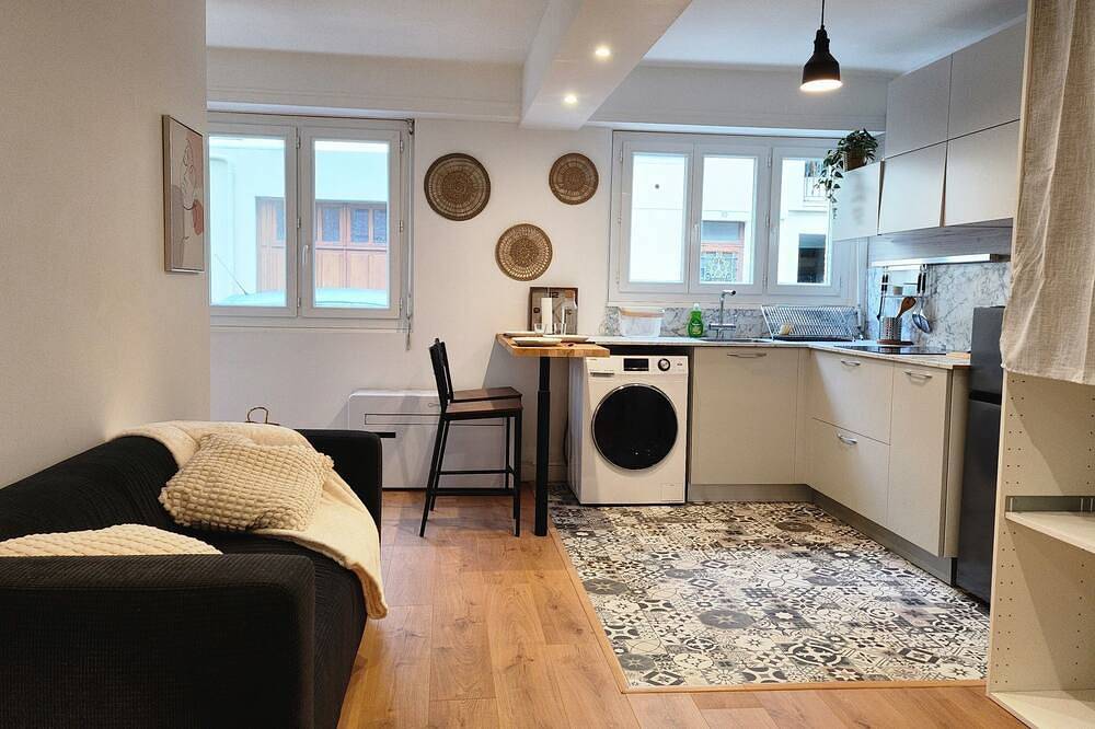 Entire apartment, Le Cocon Palois - T2 downtown with parking in Pau, Béarn