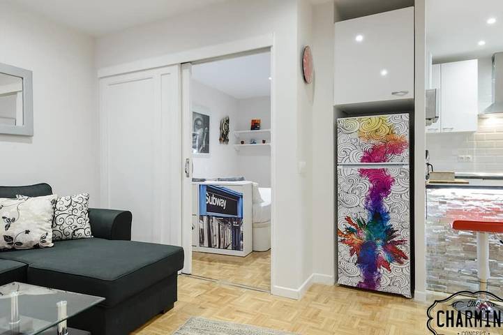 Appartement entier, Charming Mercado de San Miguel - Dans le centre de Madrid, Wifi gratuit, Balcon in Centro (Madrid), Madrid