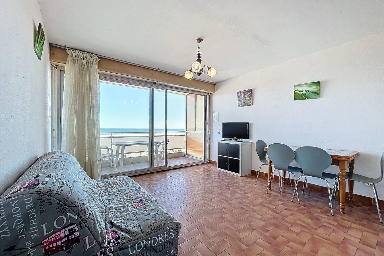 Ganze Wohnung, Ferienwohnung für 4 Personen mit Terrasse in Port-la-Nouvelle, Mittelmeerküste (Frankreich)