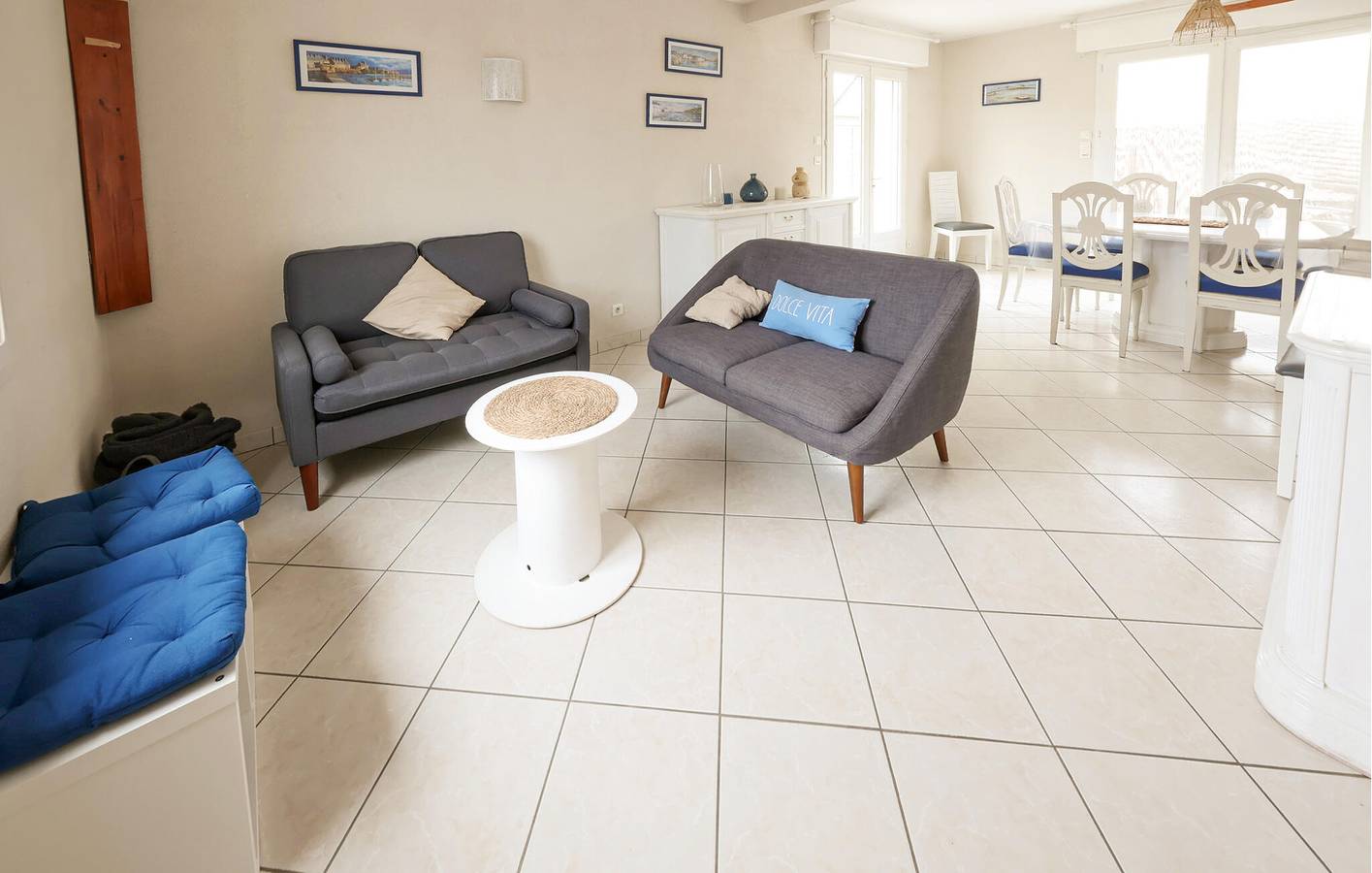 Confortable, à 1,5 km de la plage : appartement moderne avec Wi-Fi, télévision et parking in Piriac-sur-Mer, Côte d'Amour