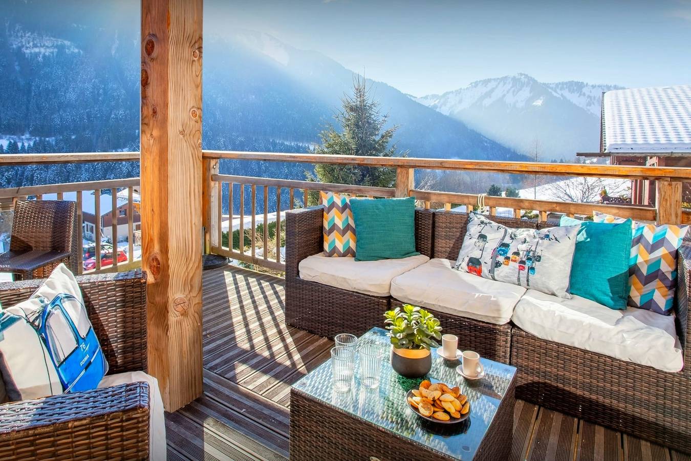 Chalet für 14 Personen mit Balkon in Seytroux, Thonon-les-Bains und Umgebung