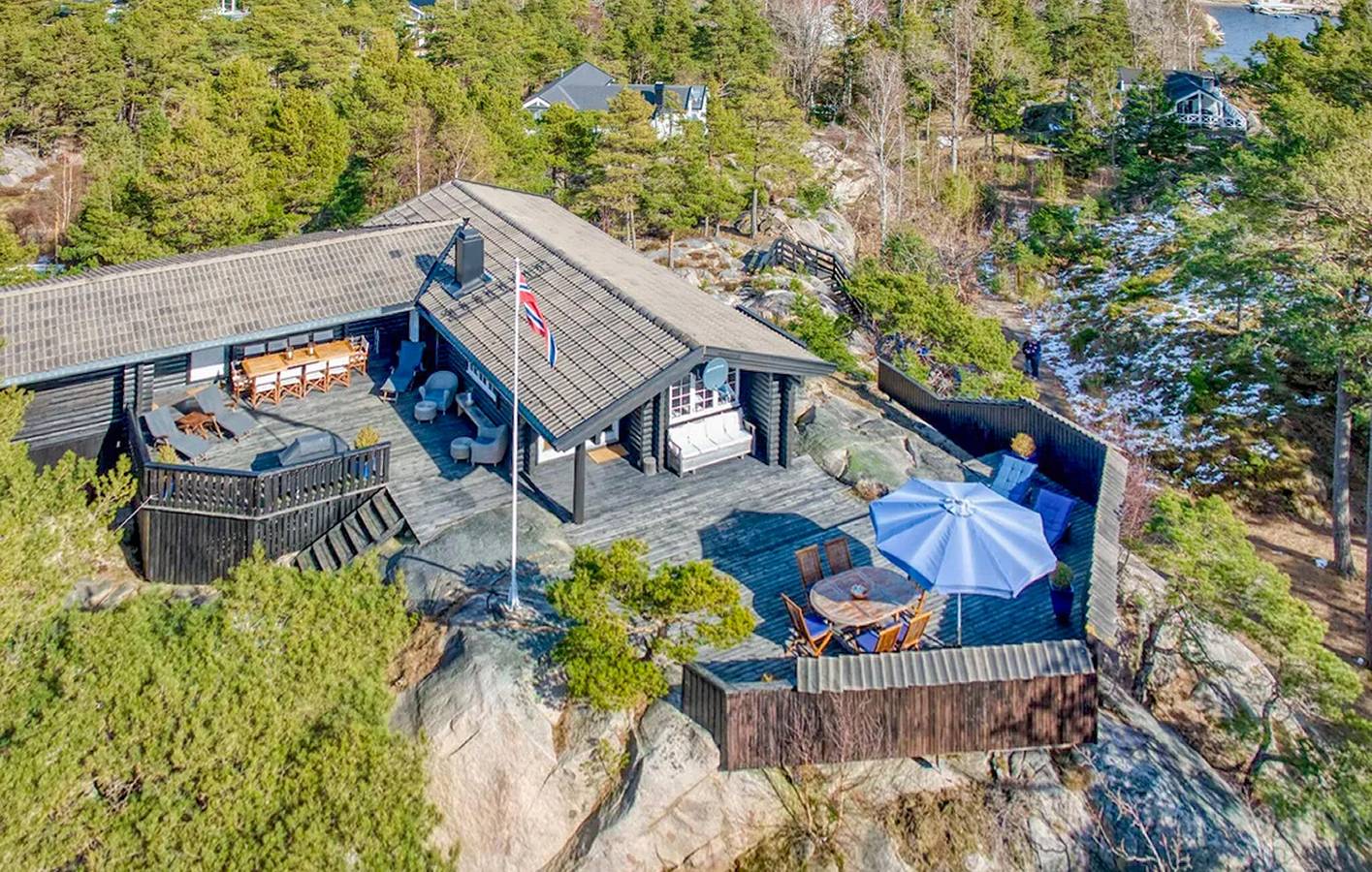 Casa de vacaciones para 10 personas con terraza in Hvaler