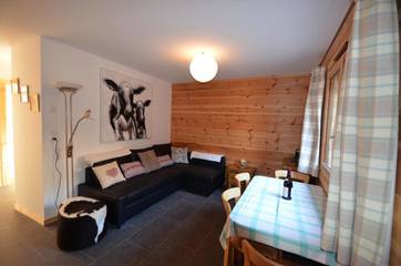Gîte pour 4 personnes, avec terrasse et vue dans Grimentz