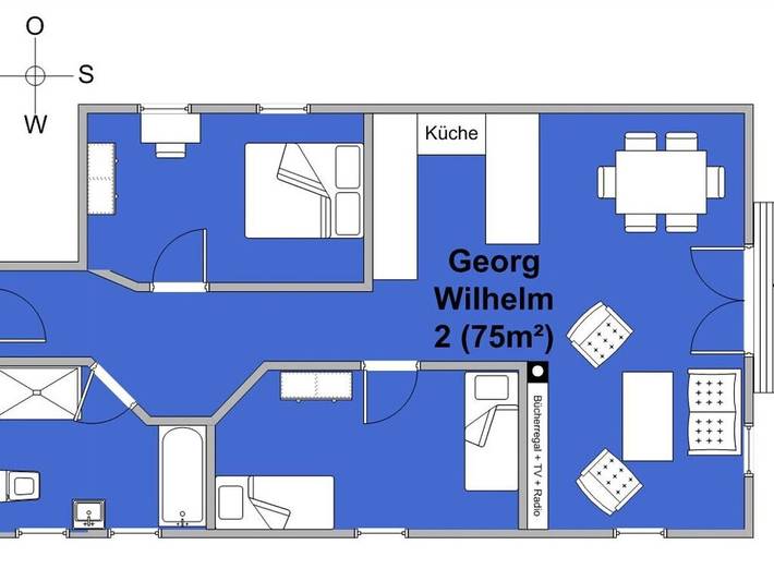 Ferienhaus für 4 Personen, mit Terrasse in Wangels - 4