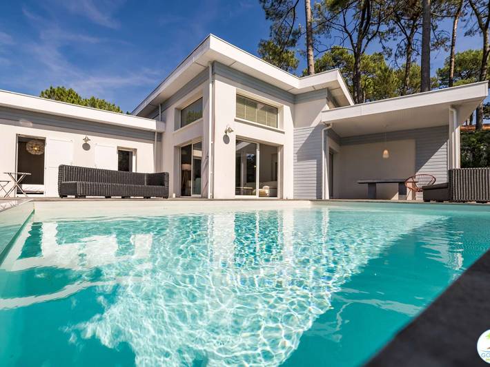 Villa pour 10 personnes, avec jardin à Biscarrosse