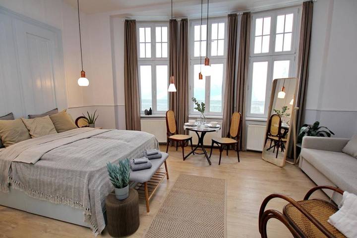 Apartahotel para 2 personas, con vistas en Budapest