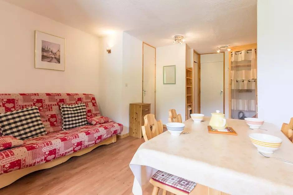 Entire studio, Superb studio cabin renovated very bright in La Plagne, Bellentre