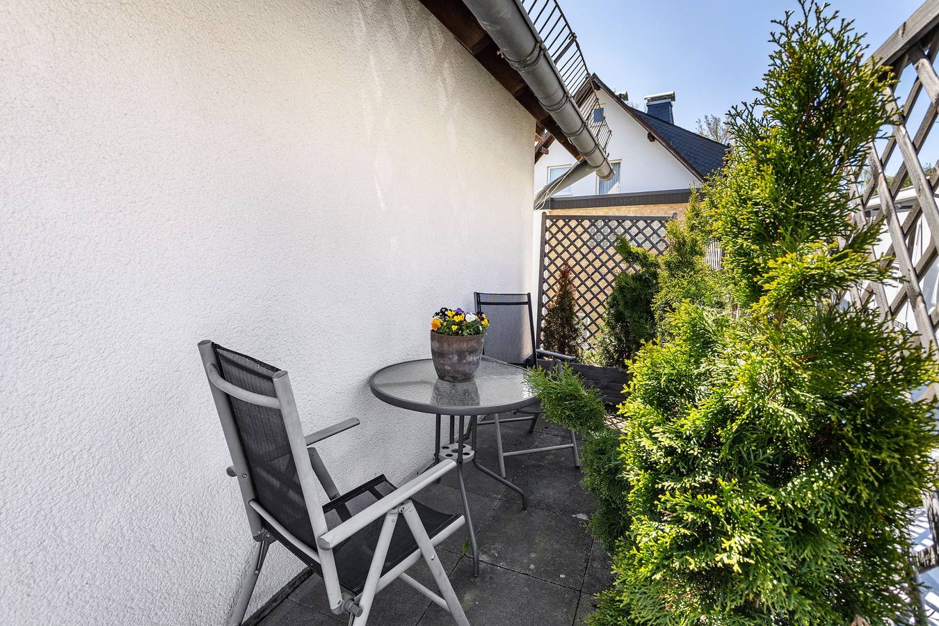 Ganze Wohnung, Ferienwohnungen Löwenstein Fewo 4 mit Privatterrasse, Gemeinschaftsgarten und Wi-Fi in Willingen, die Mittelgebirge