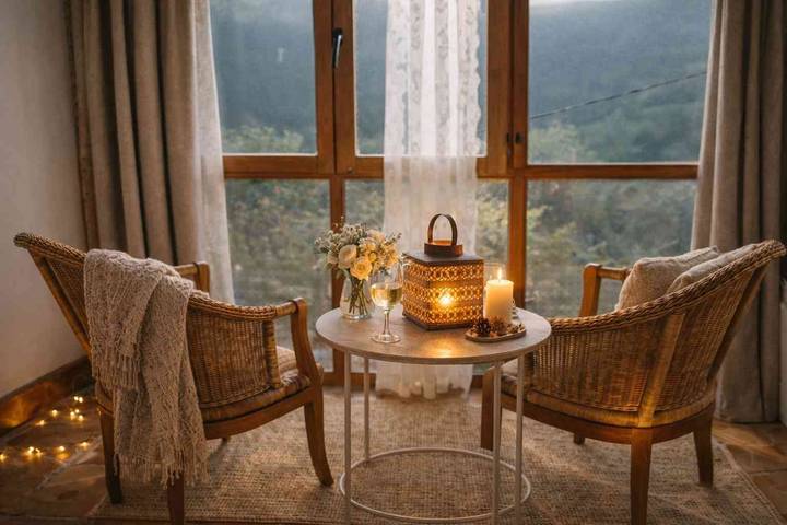 Casa rural 'El Carbayu, bubbelbad en uitzicht' met bergzicht, terras en wifi in Proaza, Cantabrisch Gebergte