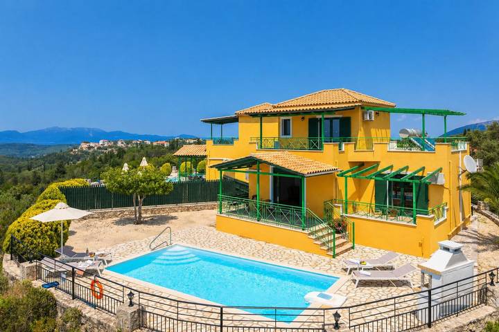 Villa für 4 Personen, mit Meerblick und Terrasse sowie Garten in Kefalonia - 3