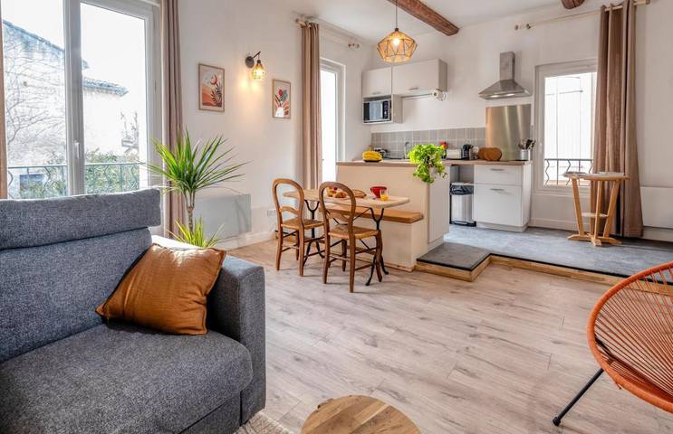 Vakantiewoning voor 4 personen, met uitzicht, met huisdier in Bédoin