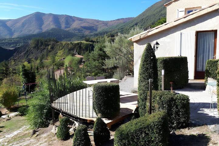 Gîte pour 4 personnes, avec jardin et balcon
