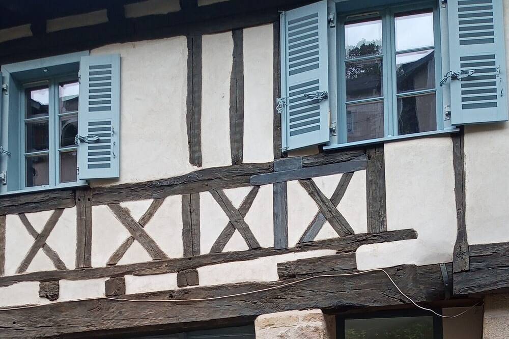 Maison à colombages dans un  quartier ancien. in Tulle, Région de Tulle