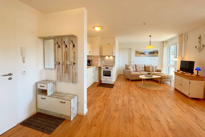 Ferienwohnung für 3 Personen, mit Balkon und Ausblick