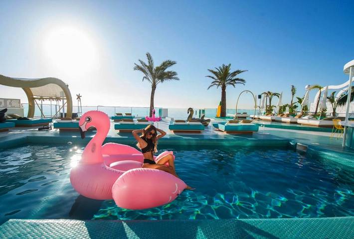 Hotel für 4 Personen, mit Balkon und Terrasse sowie Pool und Ausblick am Playa d'en Bossa - 2