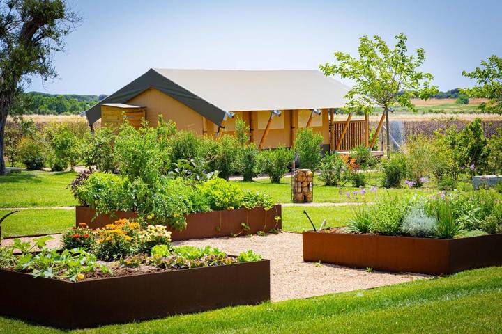 Bungalow für 4 Personen, mit Garten und Terrasse sowie Ausblick in Latium - 3