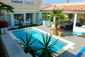 Gîte pour 6 personnes, avec jardin et sauna à Saint-Vincent-Rive-d'Olt