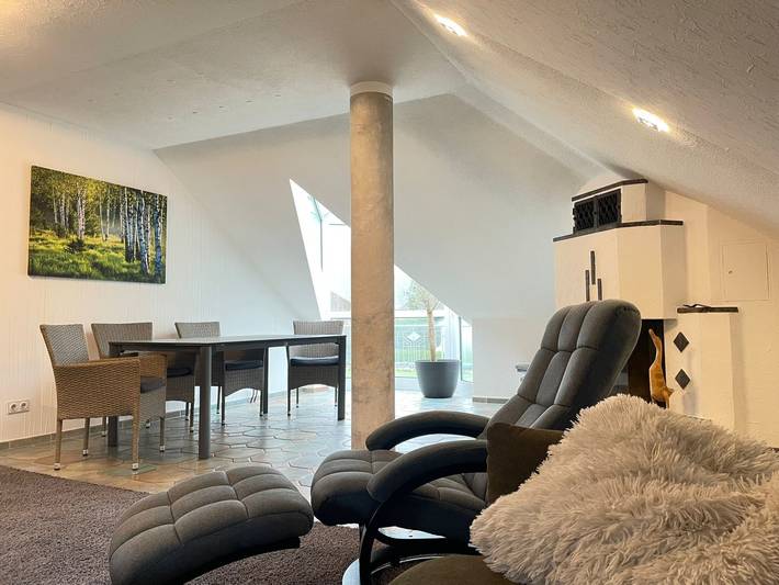 Ferienhaus für 6 Personen, mit Garten und Sauna in Nahetal-Waldau