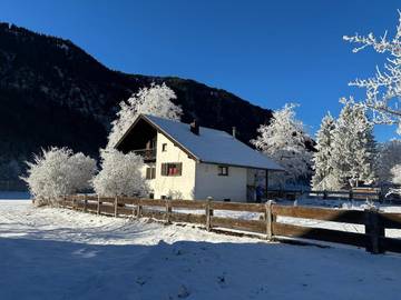 Ferienhaus für 5 Personen, mit Garten und Ausblick, mit Haustier in den Ammergauer Alpen