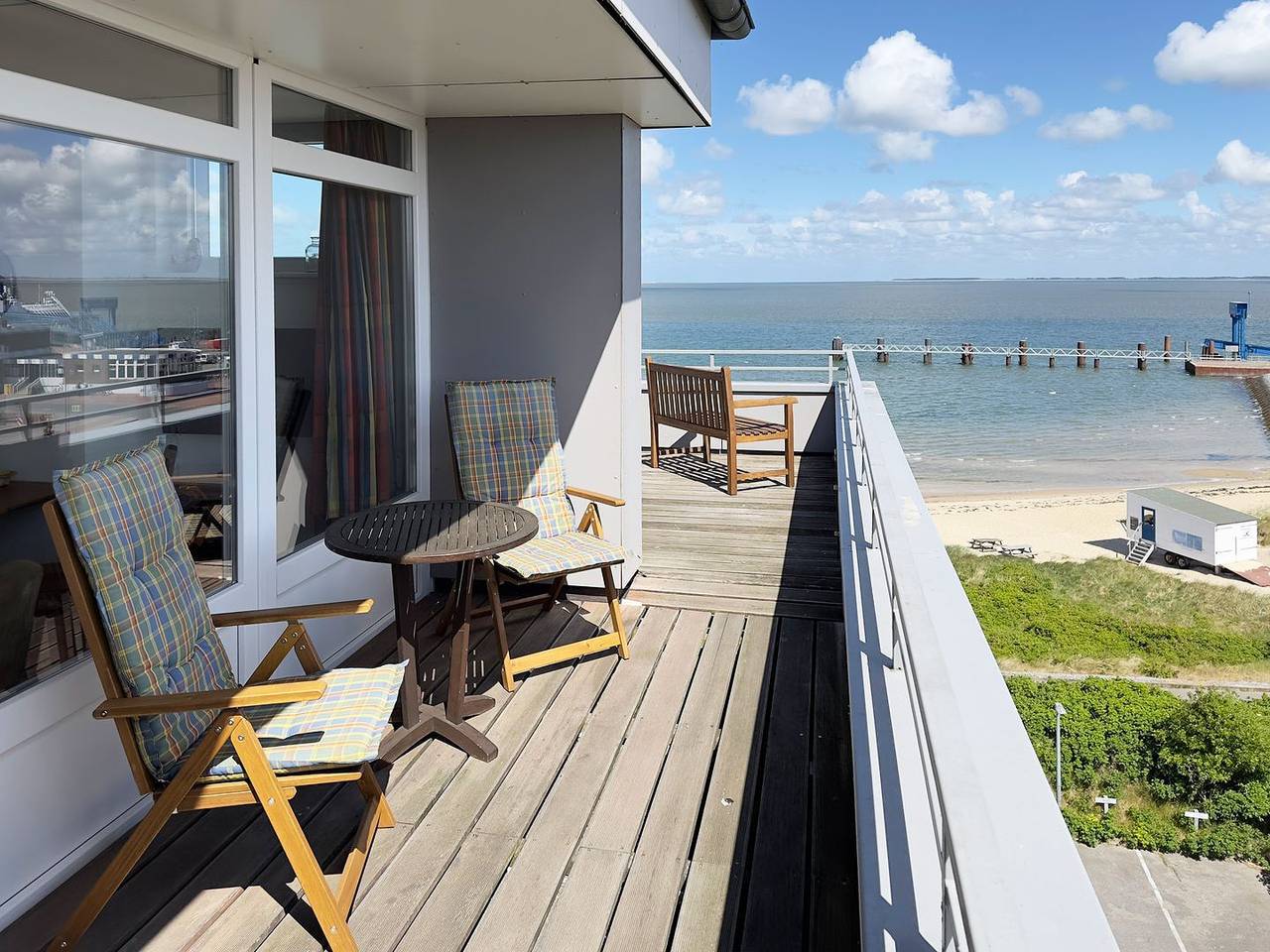 Geheel appartement, Haus Nordenlicht Ferienwohnung Kiek-ut mit Meerblick, 100 m zum Strand in Wittdün auf Amrum, Amrum