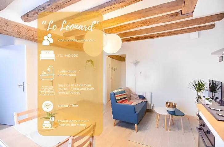 Appartement de vacances pour 2 personnes, avec sauna