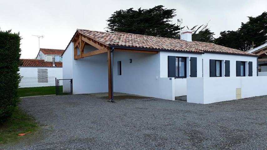 Location de vacances pour 6 personnes, avec terrasse et jardin dans Le passage du Gois