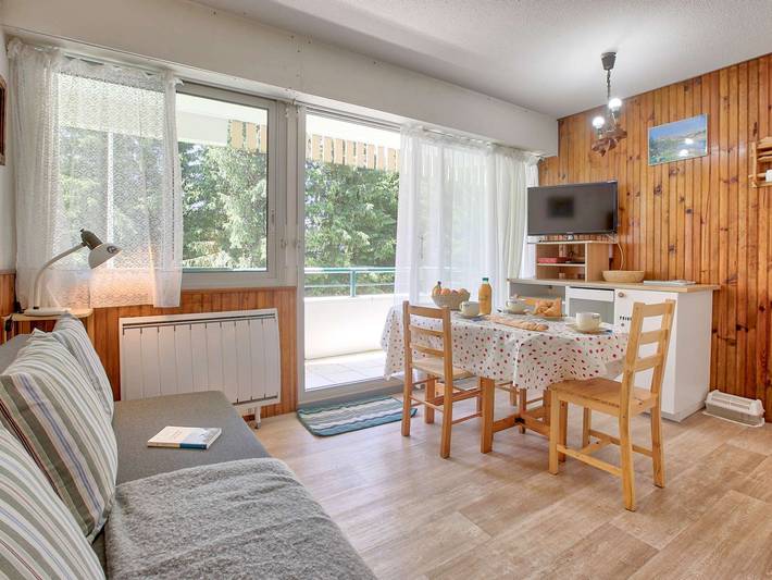 Studio pour 4 personnes, avec Balcon